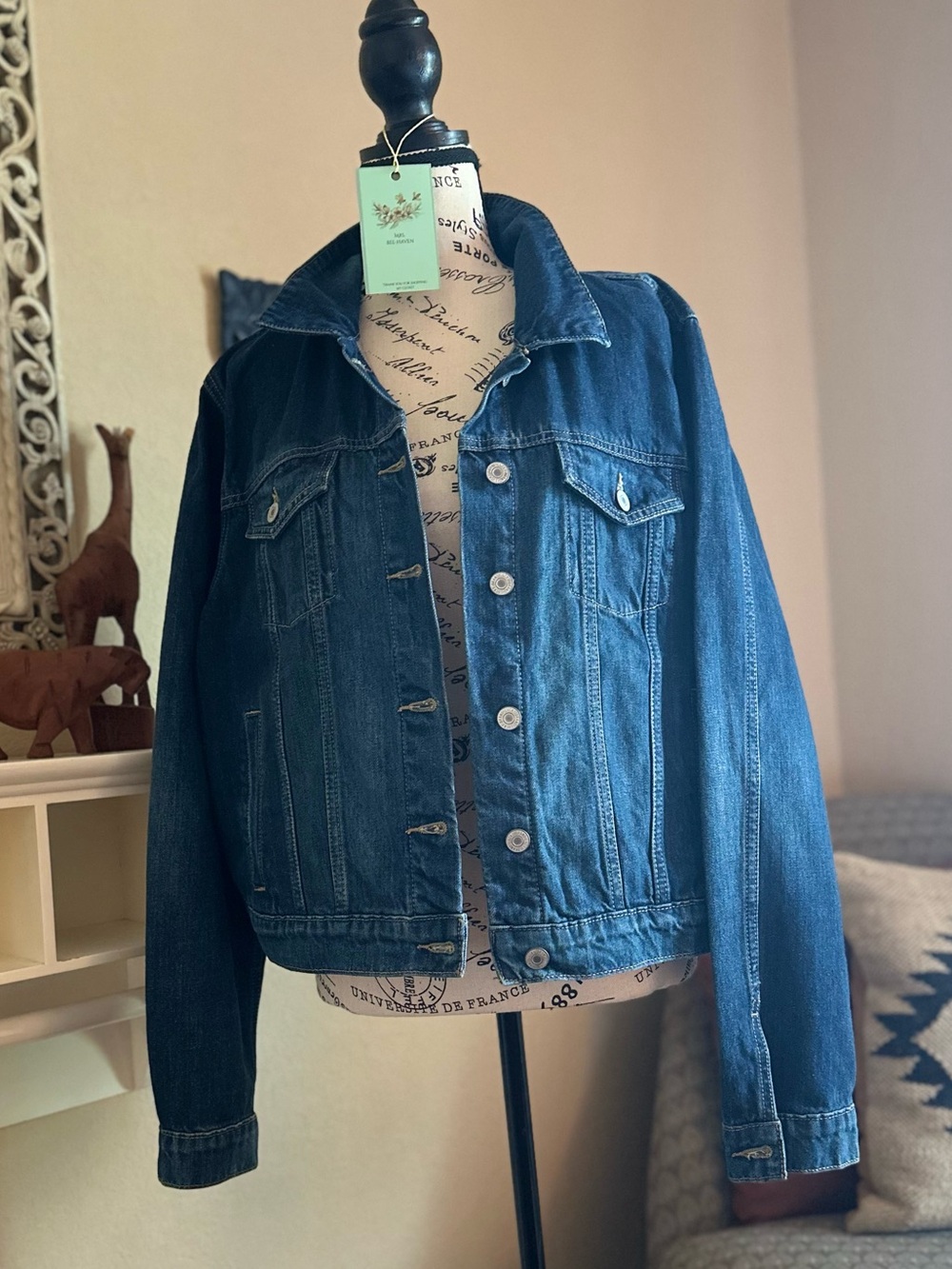 🍀 Lucky Brand Classic Women's Denim Jacket - Blue